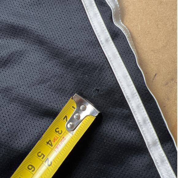 Adidas Black Track Sweatpants Wide Leg Bottoms Size XL Stripe - Picture 6 of 8